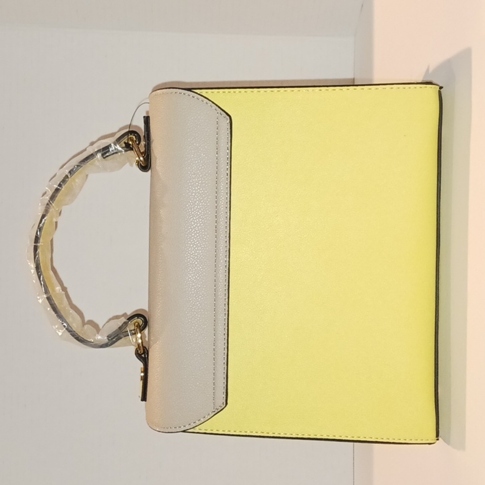 NWT Dune Color Block Satchel - Yellow/Grey! ❤️ - Picture 6 of 12